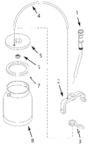 Part Location Diagram of DH962200AV Campbell Hausfeld Canister Gasket